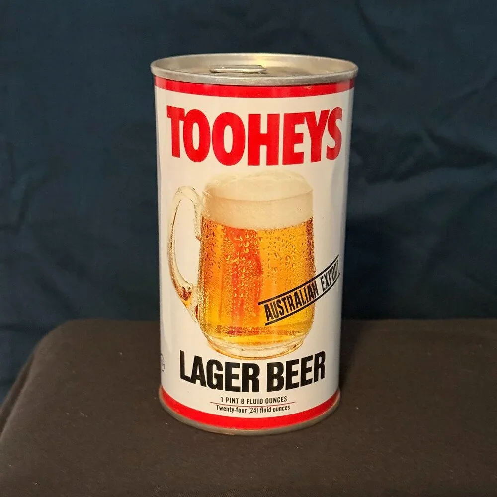 Tooheys Australian Export Lager vintage beer can